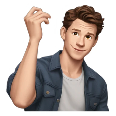 spiderman tom holland  sticker