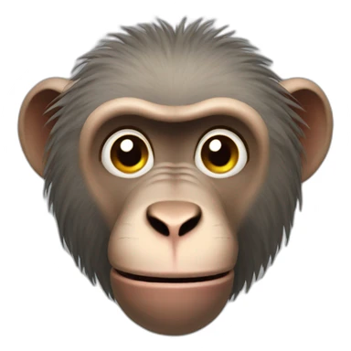 Baboon sweating sticker