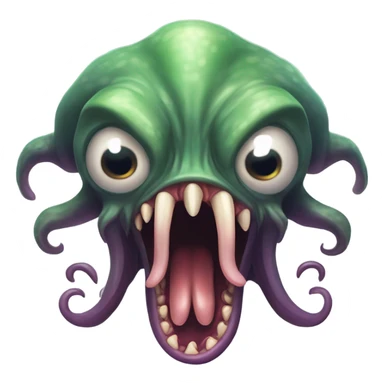 Yawning Cthulhu  sticker