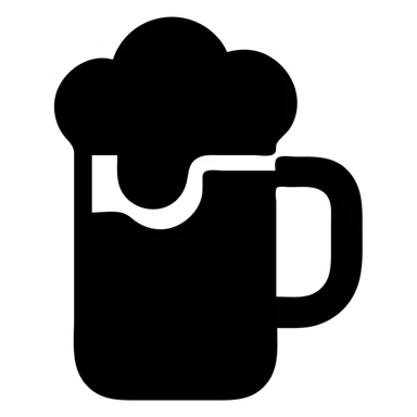 a solid icon of vodka drink beer sticker