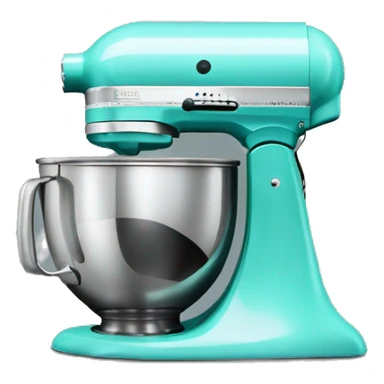 Aqua KitchenAid mixer sticker