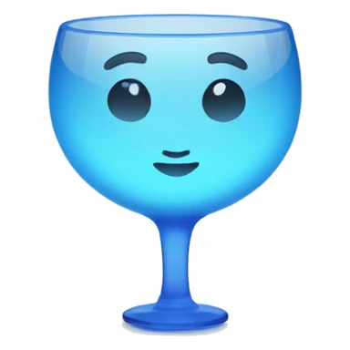 3d glass icon No Ads in blue color sticker