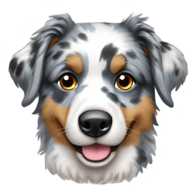 Berger australien bleu merle sticker