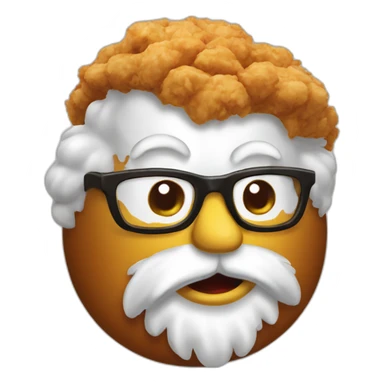 KFC fried chicken logo sticker