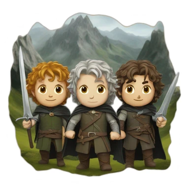 the hobbits are going to Isengard sticker