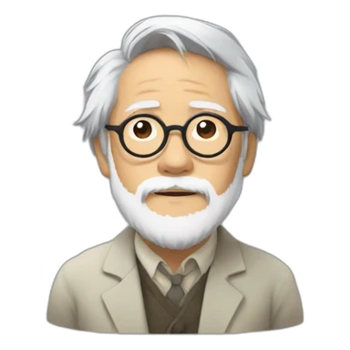 Hayao Miyazaki sticker