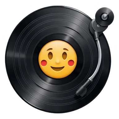 Record vinyl sticker