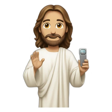 jesus christ filming sticker