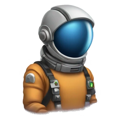 software developer coding in space sticker