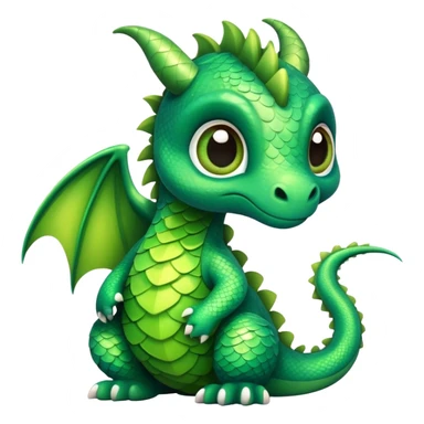 wild but also cute dragon sticker