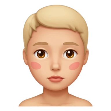 make A image fo blushin deeply sticker