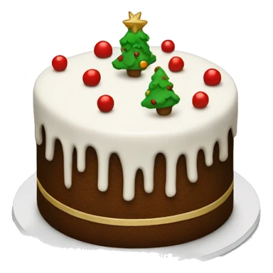 christmas cake sticker