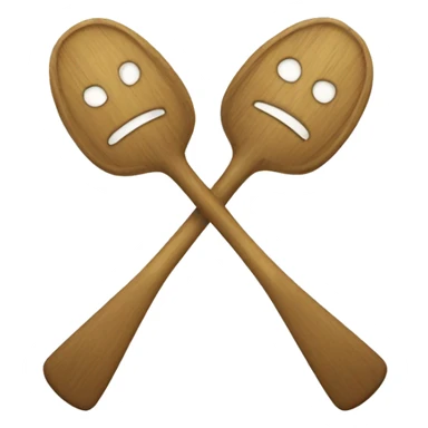 Two paddles sticker