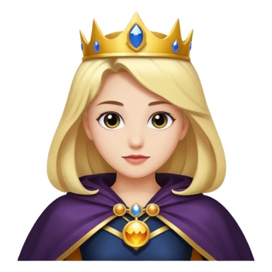 Eclipse Princess – shadow cape + lunar pin sticker