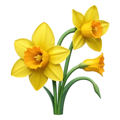 Daffodil sticker
