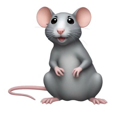 Rat with c4 sticker