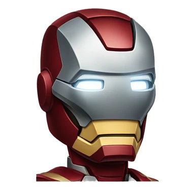 iron man and four stars sticker