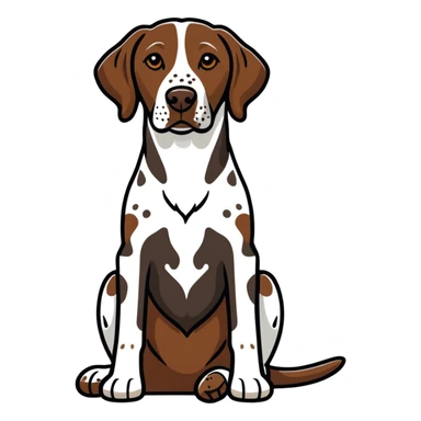 German shorthair pointer sticker