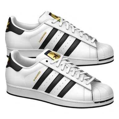 Adidas superstar shoes sticker