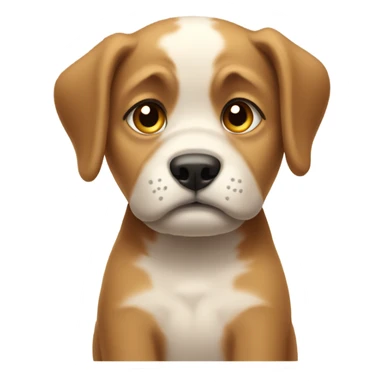 sad puppy sticker