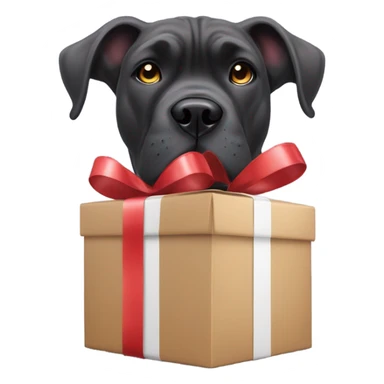 Female king corso with a box of chocolates in her mouth  sticker