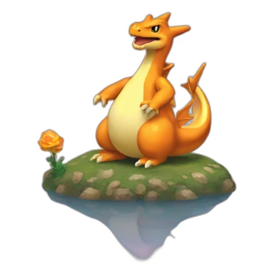 Charizard claude monet sticker