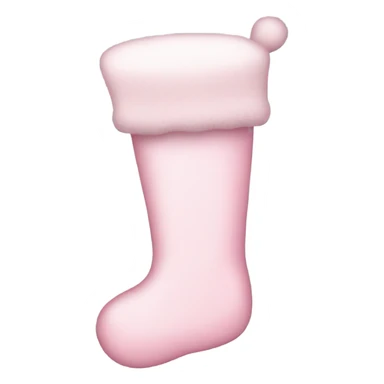 pastel pink stocking sticker