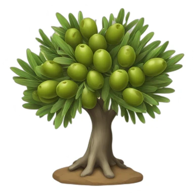 olive tree sticker