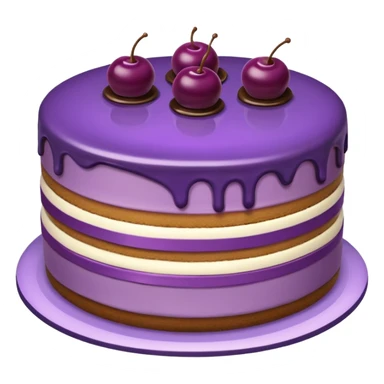 purple dessert sticker