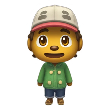 Keke of animal crossing  sticker
