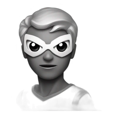 Spiderman black and white sticker