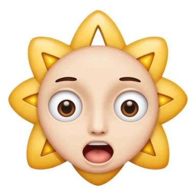 Someone reading a book with star eyes and open mouth sticker