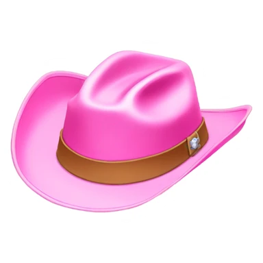 pink cowgirl hat sticker