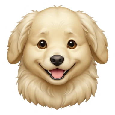 White golden retriever  sticker