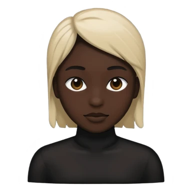 silueta negra persona sticker