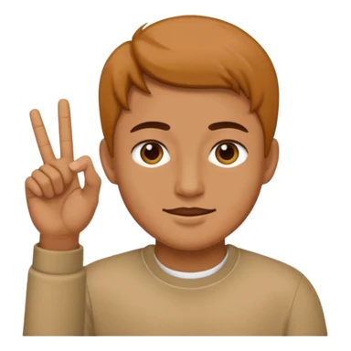 Person doing the 6’7 sign sticker