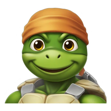 Ninja turtle raffaello sticker
