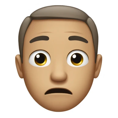 man crying goo sticker