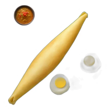 dosa on banana leaf sticker