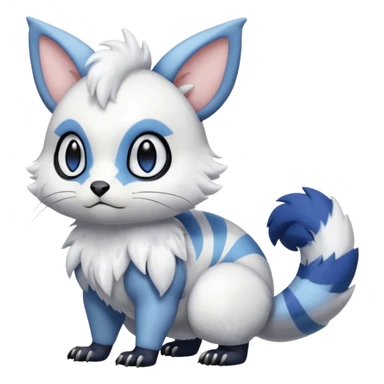 Shiny Furret-Absol-Trico-Hybrid (Full body) sticker