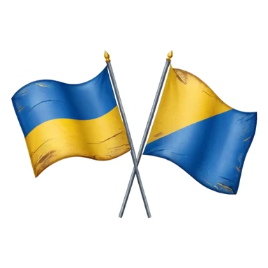 poland ukraine flag sticker