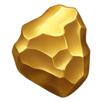 Gold nugget sticker