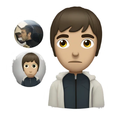 liam gallagher from oasis sticker