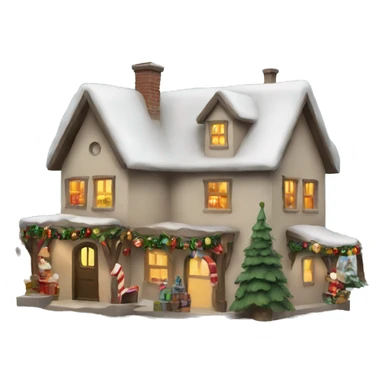 Christmas village  sticker