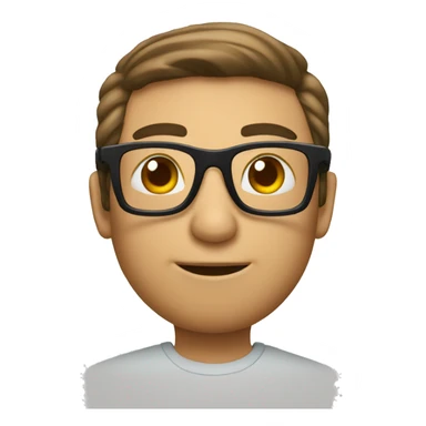 Un peroo con gafas sticker