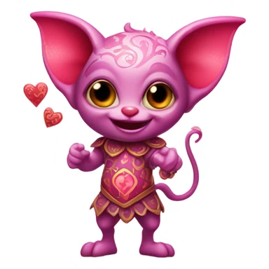 Valentine Imp sticker