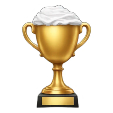 cup golden champion sticker