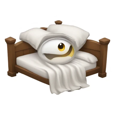 
one-eyed bed sticker