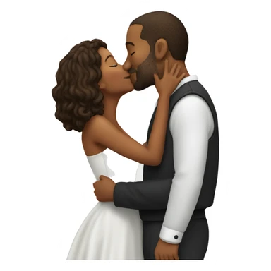 Kiss with wife sticker