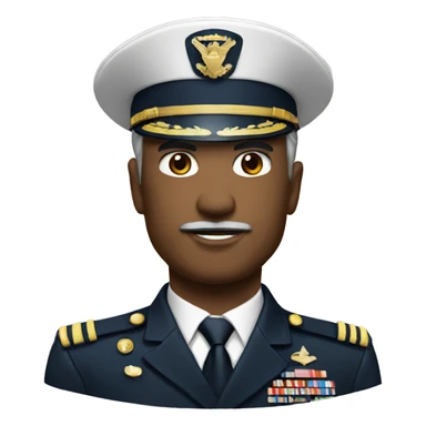 Commander in Chief white  sticker